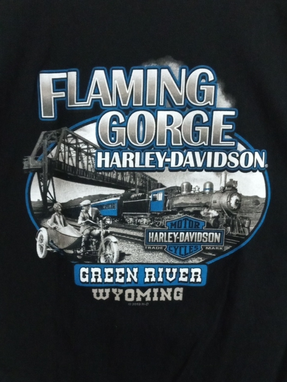 Harley-Davidson Black Short Sleeve Tee Shirt Men’s Large - Picture 3 of 6